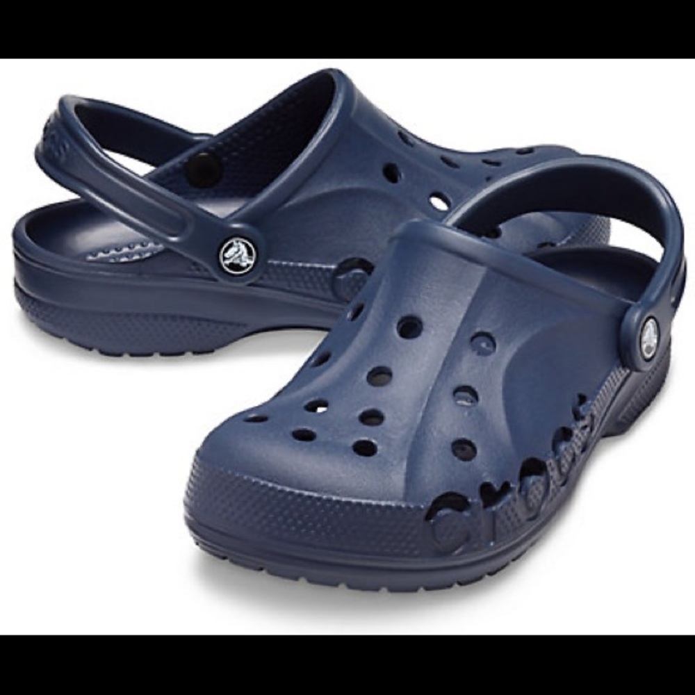 CROCS Baya Clogs Navy New M6/W8